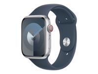 Apple - Band for smart watch - 45 mm - S/M size - storm blue