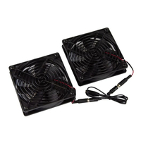 Middle Atlantic Products 101mm DC Fan Kit with (2) Fans, 138CFM for the European …