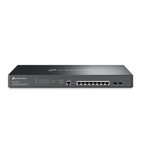 TP-Link Omada 8-Port 2.5GBASE-T and 2-Port 10GE SFP+ L2+ Managed Switch with 8-Po…