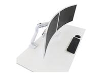 Ergotron HX Desk Dual Monitor Arm - Mounting kit (handle, articulating arm, desk …