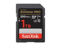 SanDisk Extreme Pro - Flash memory card - 1 TB - Video Class V30 / UHS-I U3 / Cla…