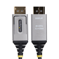 StarTech.com 8K-AOC-40M-DP-CABLE DisplayPort cable Black