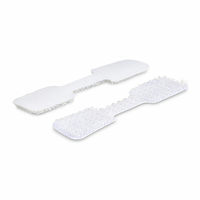 StarTech.com 3.5in (9cm) Cable Labels, 100 Pack, White, Hook-to-Hook Fastener Cab…