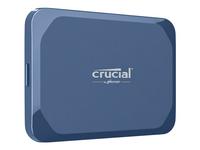 Crucial X10 - SSD - encrypted - 1 TB - external (portable) - USB 3.2 Gen 2x2 (USB…