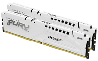 Kingston Technology FURY Beast 32GB 5600MT/s DDR5 CL40 DIMM (Kit of 2) White XMP