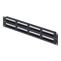 StarTech.com 48-Port 2U Rackmount Cat6 Patch Panel, RJ45, UTP, 110 Punch-Down, Ca…