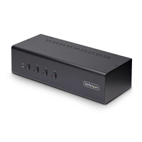 StarTech.com 4-Port Dual-Monitor DisplayPort KVM Switch, 4K 60Hz, 2x USB 5Gbps Hu…