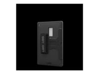 UAG Scout Series - Back cover for tablet - with kickstand & hand strap - black - …