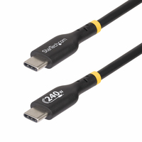 StarTech.com 6ft USB-C Charging Cable, USB-IF Certified USB C Cable, 240W PD EPR,…