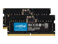 Crucial - DDR5 - kit - 16 GB: 2 x 8 GB - SO-DIMM 262-pin - 4800 MHz / PC5-38400 -…