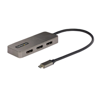 StarTech.com 3-Port USB-C Multi-Monitor Adapter, USB Type-C to 3x DisplayPort 1.4…