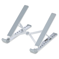 StarTech.com Foldable Laptop Riser Stand, Portable Height Adjustable Ergonomic La…