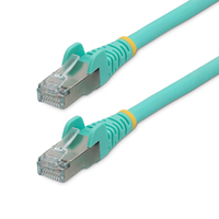 StarTech.com 7m CAT6a Ethernet Cable - Aqua - Low Smoke Zero Halogen (LSZH) - 10G…