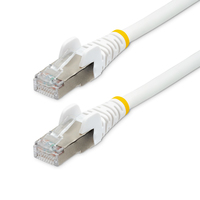 StarTech.com 50cm CAT6a Ethernet Cable - White - Low Smoke Zero Halogen (LSZH) - …
