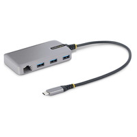 StarTech.com 3-Port USB-C Hub with Ethernet - 3x USB-A Ports, Gigabit Ethernet RJ…