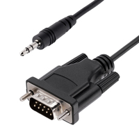 StarTech.com 3ft (1m) DB9 to 3.5mm Serial Cable for Serial Device Configuration, …