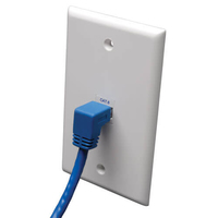 Eaton Tripp Lite Series Down-Angle Cat6 Gigabit Molded UTP Ethernet Cable (RJ45 R…