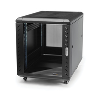 StarTech.com 4-Post 12U Server Rack Cabinet, Lockable 19 inch Data Rack Cabinet for C…