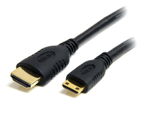 StarTech.com 50cm Mini HDMI to HDMI Cable with Ethernet - 4K 30Hz High Speed Mini…