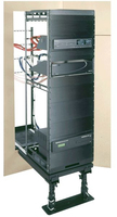Middle Atlantic Products AX-SXR, 31 inch x 20 inch, 24U Wall mounted rack Black