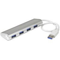 StarTech.com 4-Port USB Hub, USB A to 4x USB-A Ports, USB 5Gbps, Rugged Design, B…