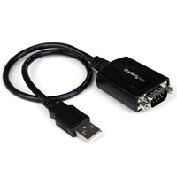 StarTech.com 6ft (1.8m) 1-Port Professional USB to Serial Adapter Cable with COM …
