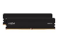 Crucial - DDR5 - kit - 32 GB: 2 x 16 GB - DIMM 288-pin - 6000 MHz / PC5-48000 - C…