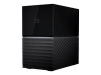 WD My Book Duo WDBFBE0160JBK - Hard drive array - 16 TB - 2 bays - HDD 8 TB x 2 -…