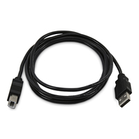StarTech.com 10ft (3m) USB-A to B Cable, Universal USB 2.0 Cable, 480Mbps, M/M, T…