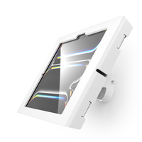 Compulocks iPad Pro M4 11 inch (2024) Apex Enclosure Tilting Wall Mount - White