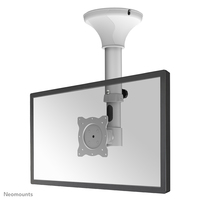 Neomounts FPMA-C025SILVER Monitor/TV mount ceiling 10-30 inch - h 37-47 cm - tiltable