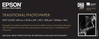 Epson Traditional Photo Paper, 24 inch x 15 m