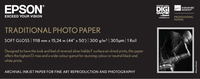 Epson Traditional Photo Paper, 44 inch x 15 m