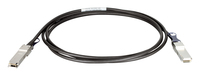 D-Link QSFP+, 3m InfiniBand/fibre optic cable QSFP+ Black