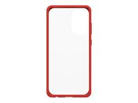 OtterBox React Samsung Galaxy A72 - Power Red - clear/red