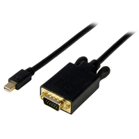 StarTech.com 6ft (2m) Mini DisplayPort to VGA Cable - Active Mini DP to VGA Adapt…