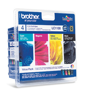 Brother LC1100VALBPRF ink cartridge 4 pc(s) Original Standard Yield Black, Cyan, …