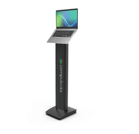 Compulocks Universal Invisible Mount Brandable Floor Stand Black