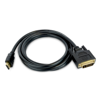 StarTech.com 6ft (1.8m) HDMI to DVI Adapter Cable, Bi-directional Monitor Cord, M…