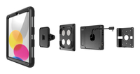 Compulocks Universal Tablet Magnetic Wall Mount Plus Hub Black