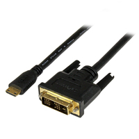 StarTech.com 2m (6.6 ft) Mini HDMI to DVI Cable - DVI-D to HDMI Cable (1920x1200p…