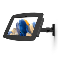 Compulocks Galaxy Tab A7 Lite 8.7 inch Space Enclosure Swing Wall Mount Black