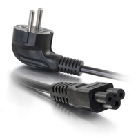 C2G Laptop Power Cord - Power cable - IEC 60320 C5 to power CEE 7/7 (M) - AC 250 …