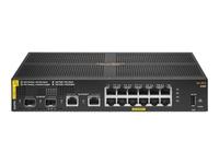 HPE Aruba 6100 12G Class4 PoE 2G/2SFP+ 139W Switch - Switch - L3 - Managed - 12 x…