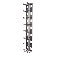 APC NetShelter Cable Management, Vertical Cable Manager, Cable Rings, Set of 8, B…