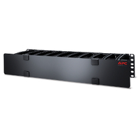 APC NetShelter Cable Management, Horizontal Cable Manager, 2U, with Cable Tie, Si…