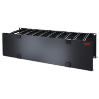 APC NetShelter Cable Management, Horizontal Cable Manager, 3U, Single Side with C…
