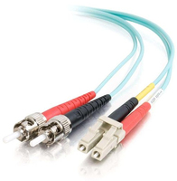 C2G LC-ST 10Gb 50/125 OM3 Duplex Multimode PVC Fiber Optic Cable (LSZH) - Network…