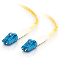 C2G LC-LC 9/125 OS1 Duplex Singlemode PVC Fiber Optic Cable (LSZH) - Patch cable …