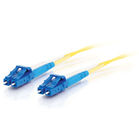 C2G LC-LC 9/125 OS1 Duplex Singlemode PVC Fiber Optic Cable (LSZH) - Patch cable …
